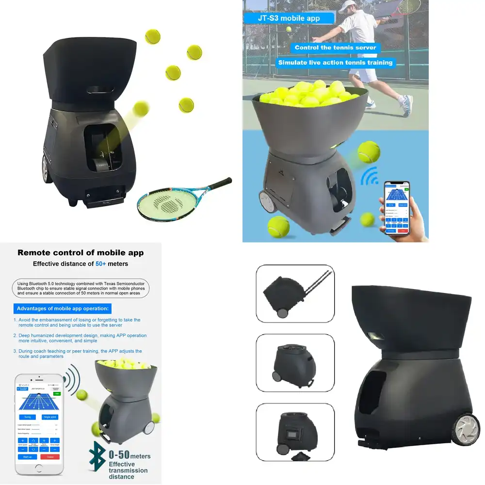 Sports Equipment App - Automatische Tennisball-Zuführ- und Wurfmaschine für Training