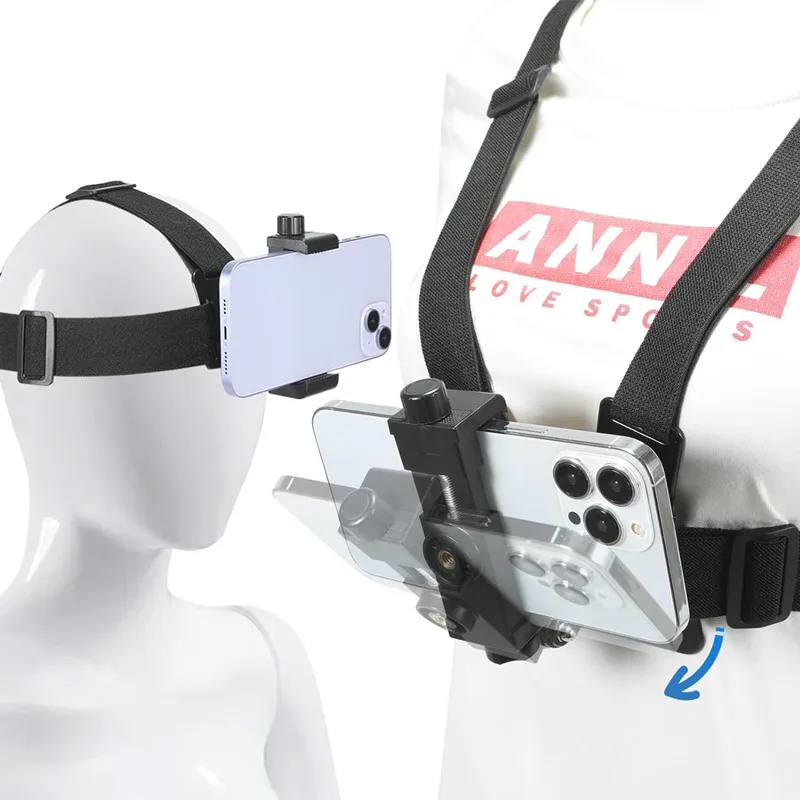 Lacrosse Stick Head - 2-in-1 Handy Brustgurt Harness Ständer Kopfgurt