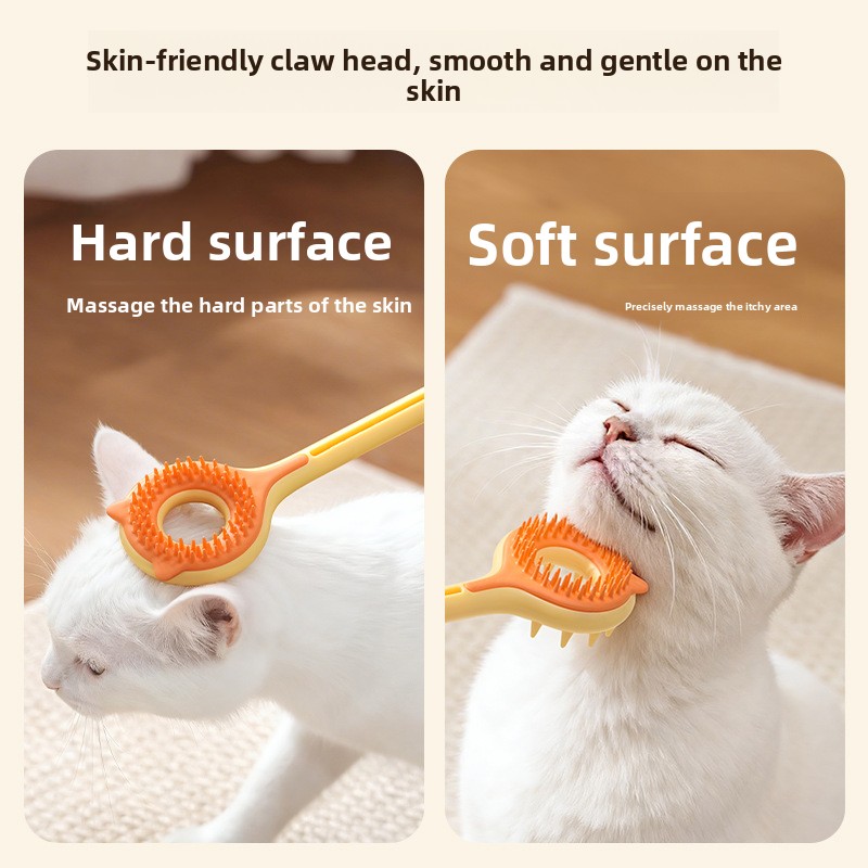 Lacrosse Stick Head - Einziehbarer Kratzstab für Haustiere 2-in-1 Katzenmassagestab