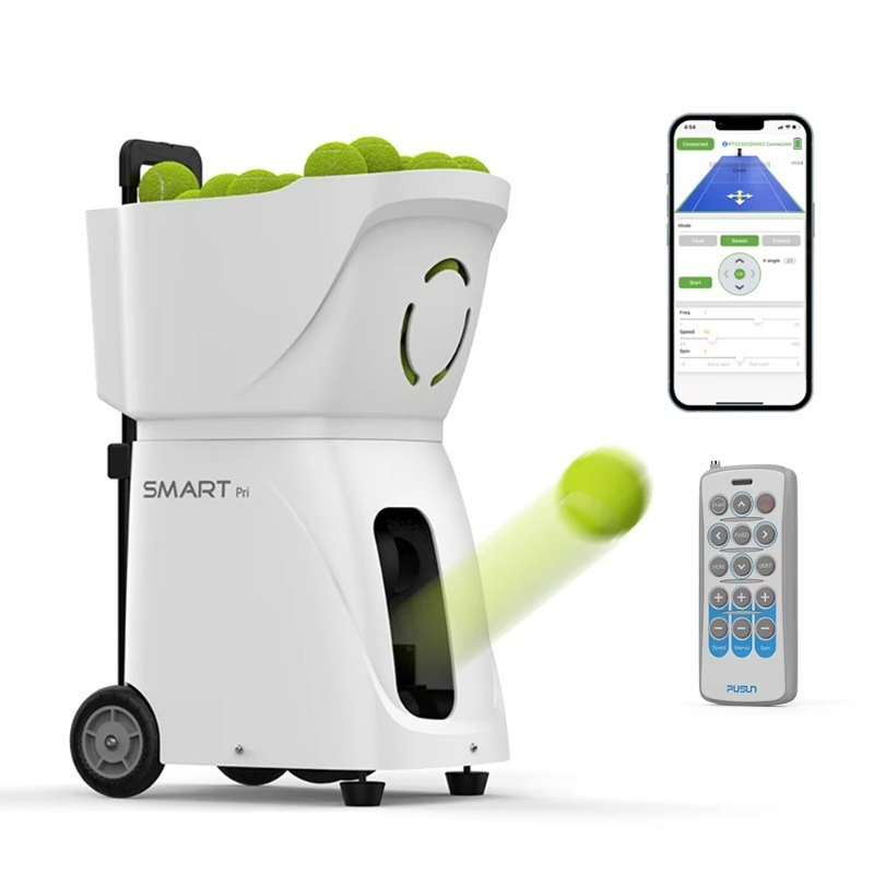 Sports Equipment App - APP-gesteuerte Tennisballmaschine für Outdoor- und Indoor-Training,