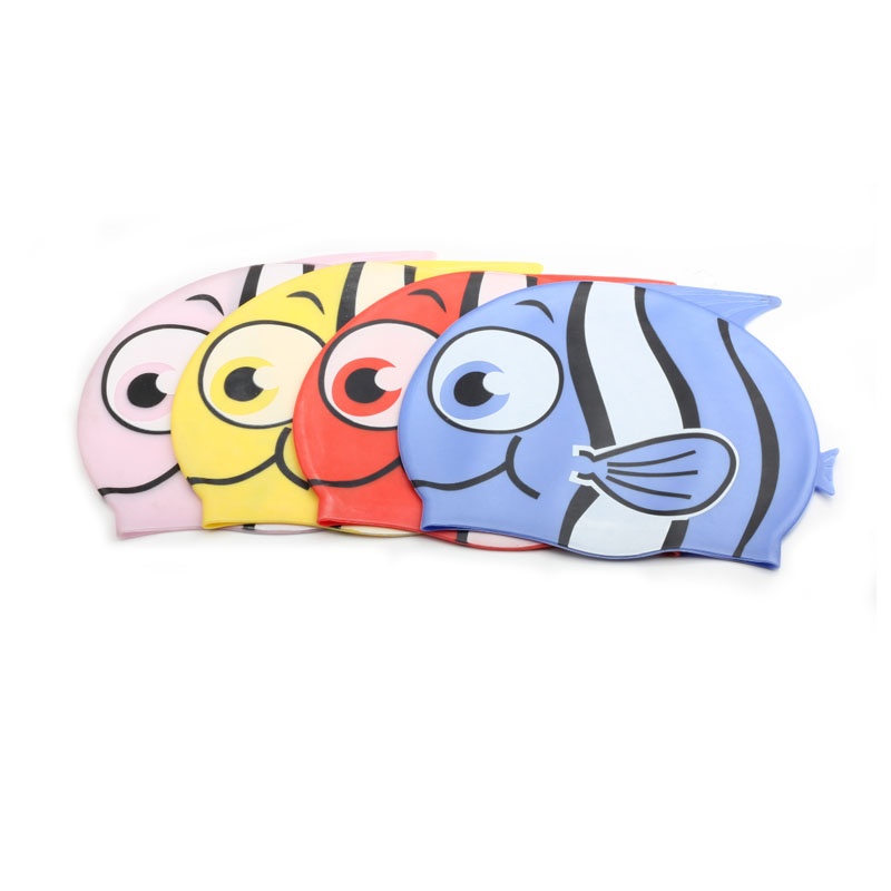Swim Cap Silicone - Jungen Mädchen Silikon Elastische Schwimmen Kappe