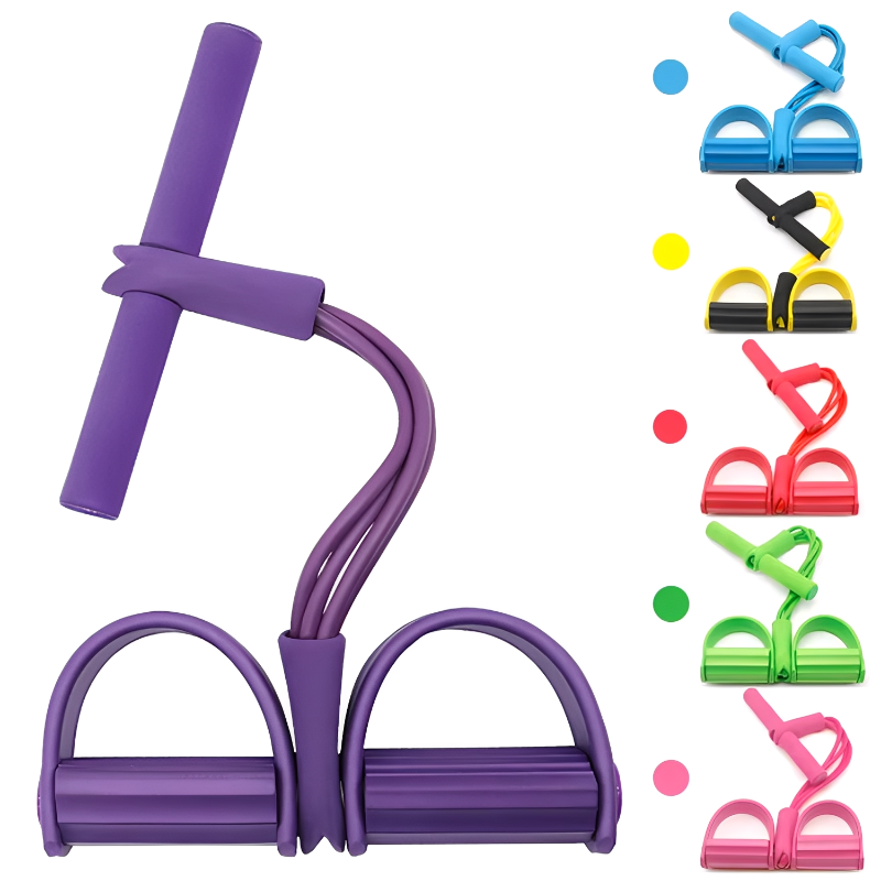 Sports Equipment Supplies - O Vierrohr-Pedal-Tensgklner Multifunktionales Haushalts-Fitnessgerät Yoga Bauchmuskelstärkung