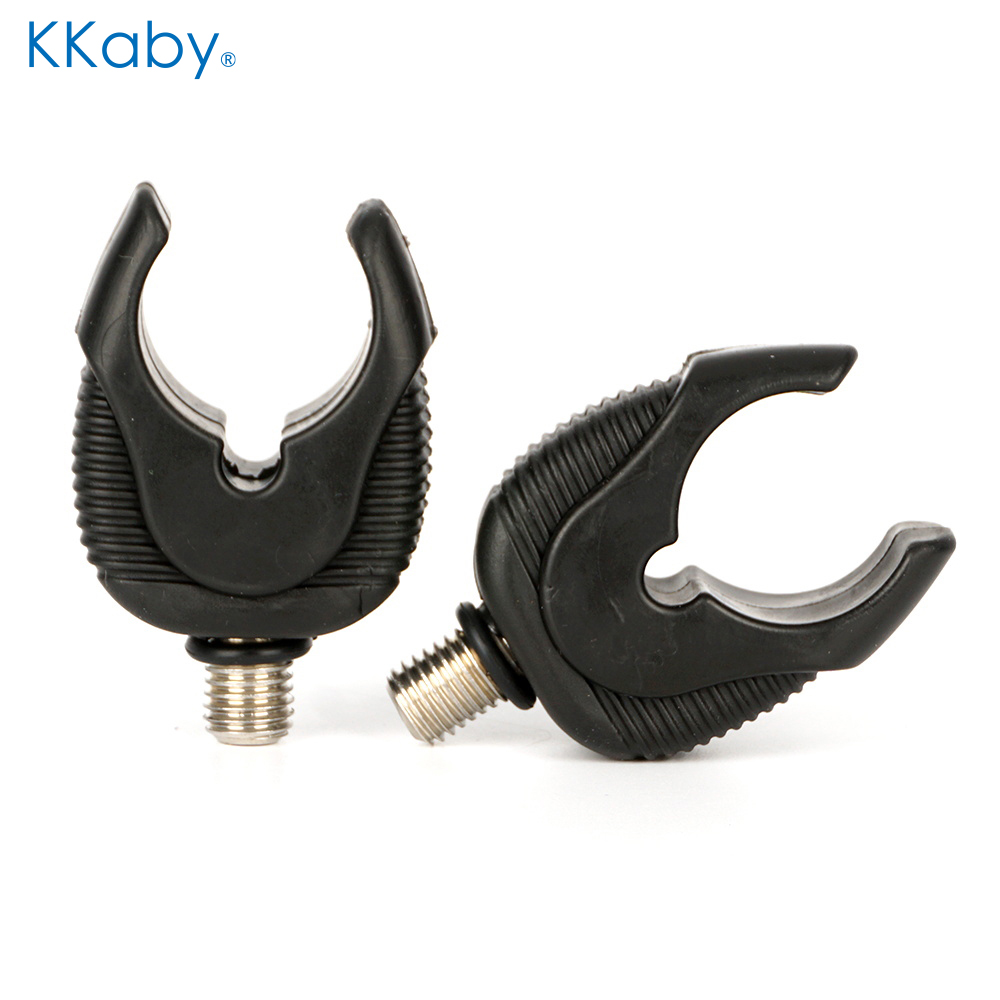 Lacrosse Stick Head - Kkaby 4 Stück schwarze TPE-Angelauflage, Kopf-Po-Rest-Greifer