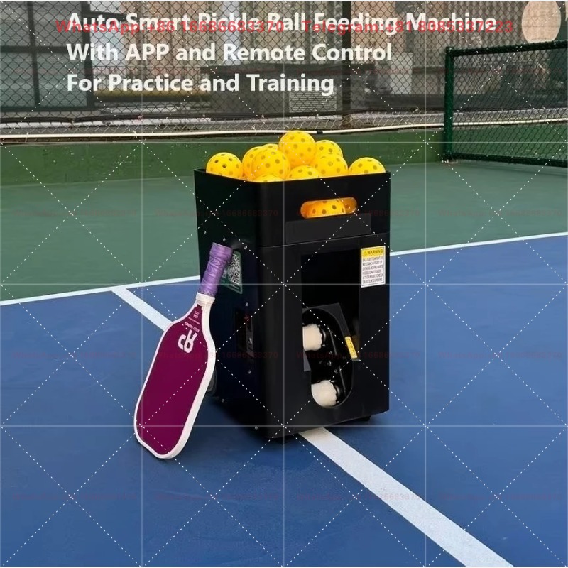 Sports Equipment App - Tragbare Balltrainingsmaschine Intelligenter Pickleball-Feeder mit mobiler