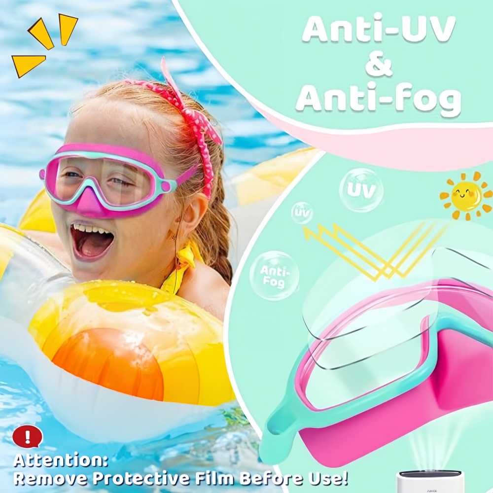 Kinder-Schwimmbrille mit Nasen – Swimming Goggles Anti Fog Bewertung und Preis